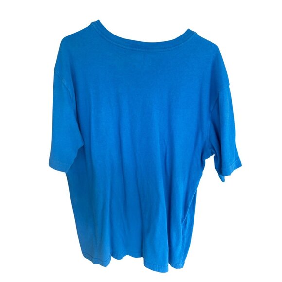 Carhartt Mens Blue Relaxed Fit Cotton T-Shirt Size L - Picture 3 of 7